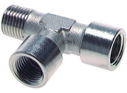 T - šroubení, vnější 1/4" /vnitřní 1/4" /vnitřní 1/4" závit