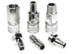 Vsuvky série 411 - vnější závit, s ventilem