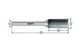 Technické fréza SGS SINGLE CUT