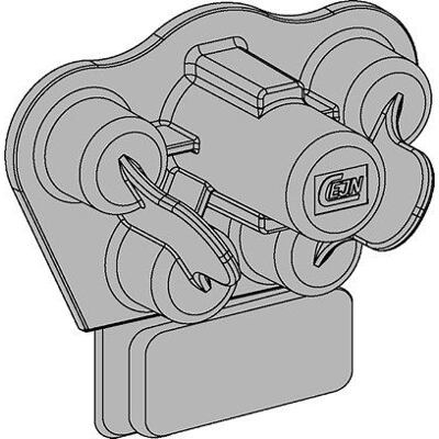 Protiprachová krytka pro desku s vnějším závitem a elektrickým konektorem